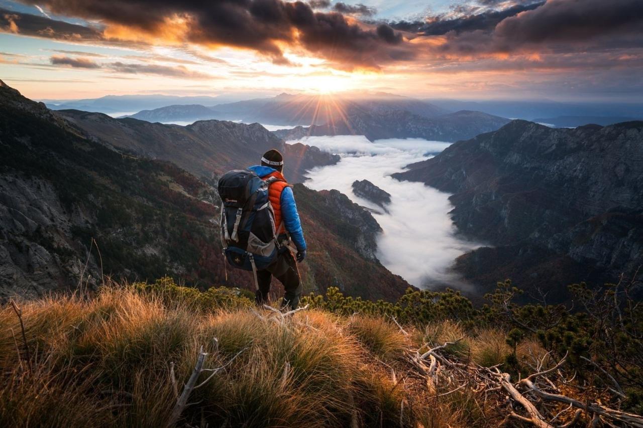Challenging mountain hikes near me with rewarding scenery
