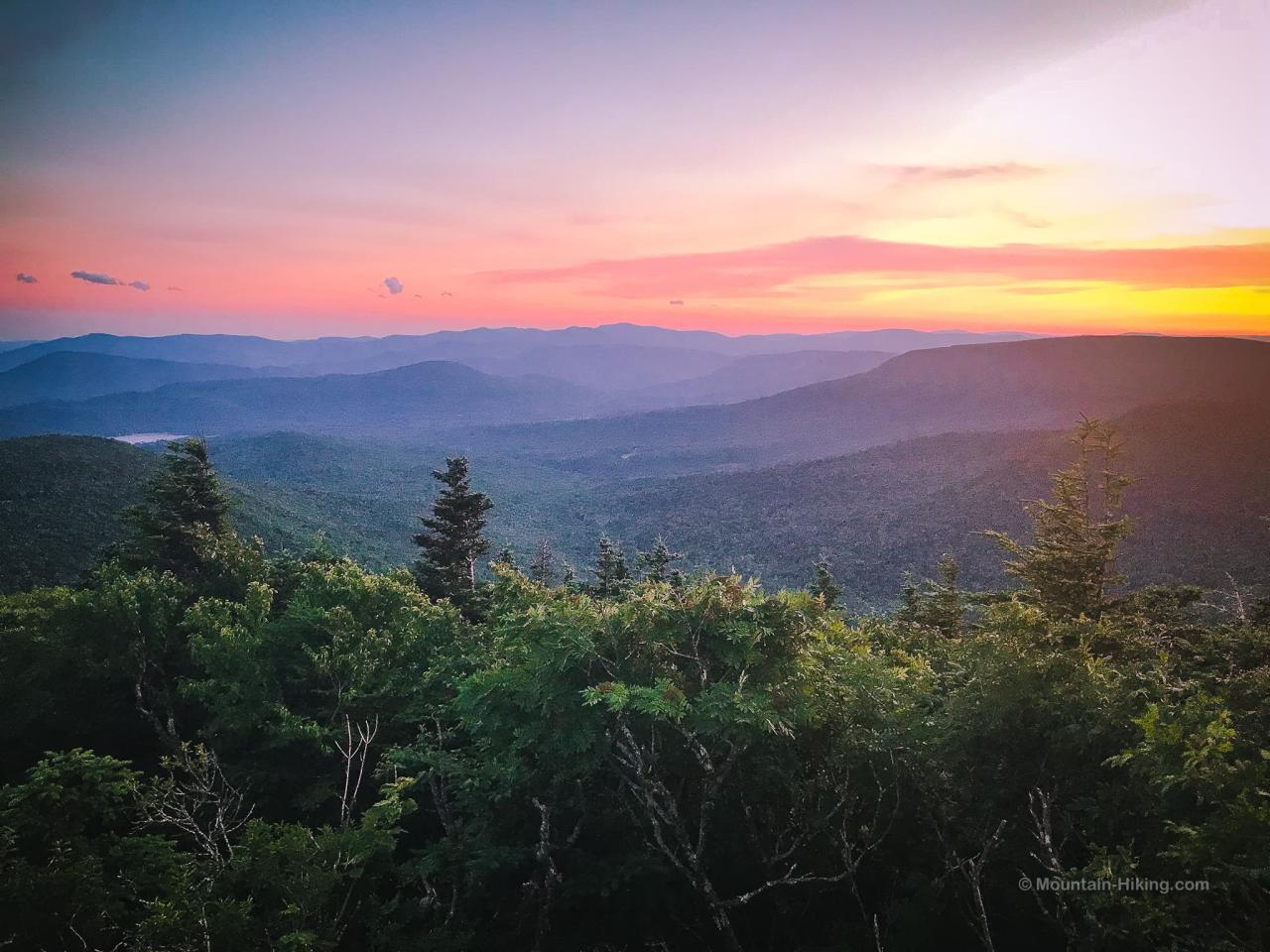 Finding the best challenging mountain hikes within a 50-mile radius