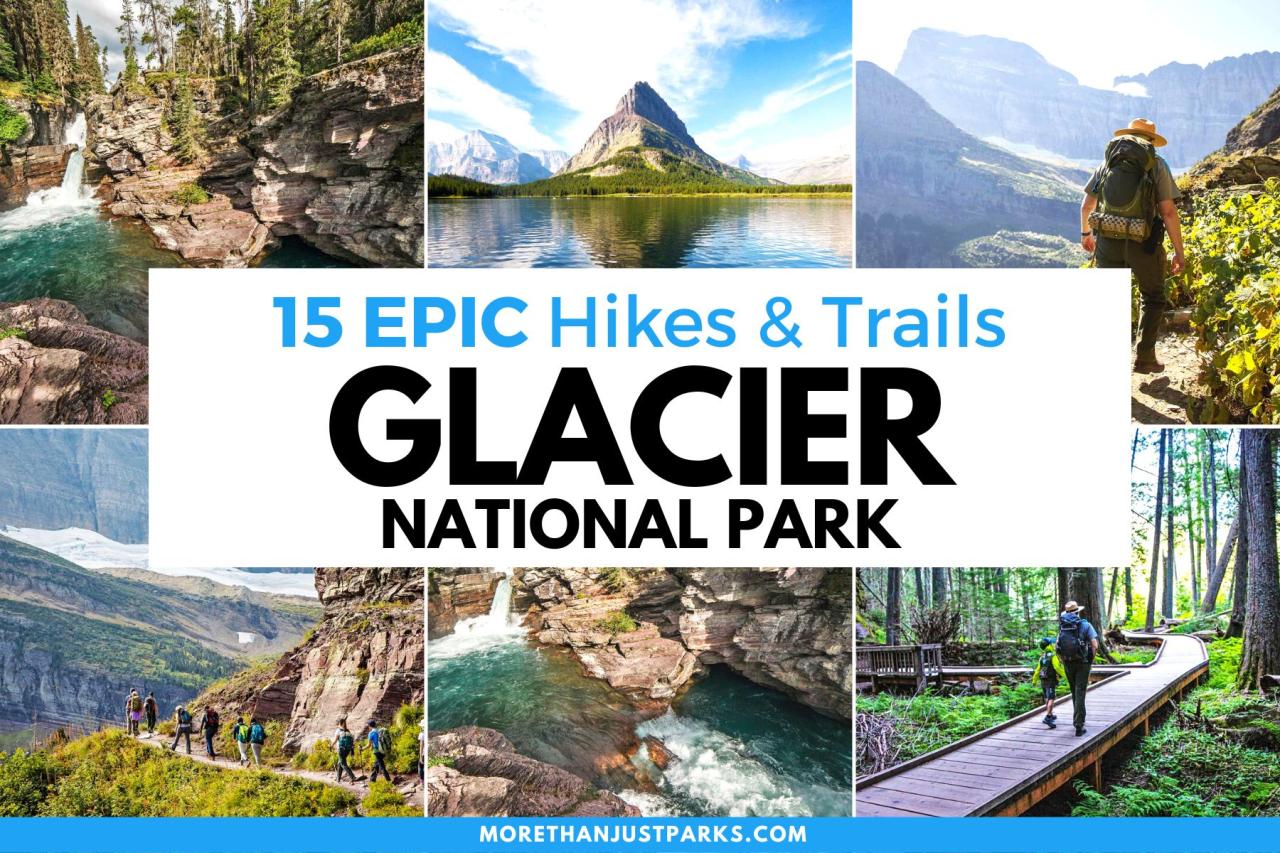 Glacier national mary hikes saint roamingtheusa roadtrippers Best scenic waterfall hikes in Glacier National Park