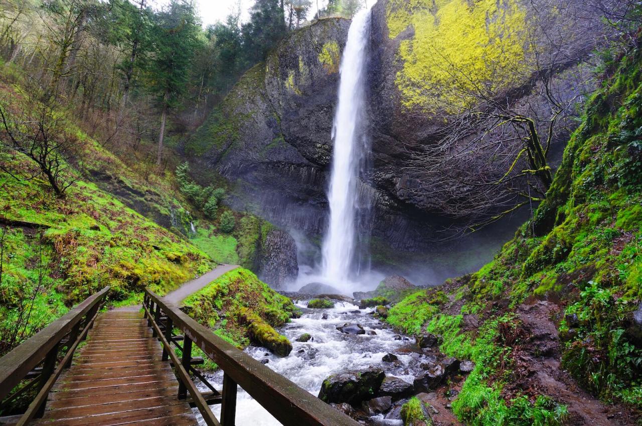 Well-maintained hiking trails near me with stunning waterfalls