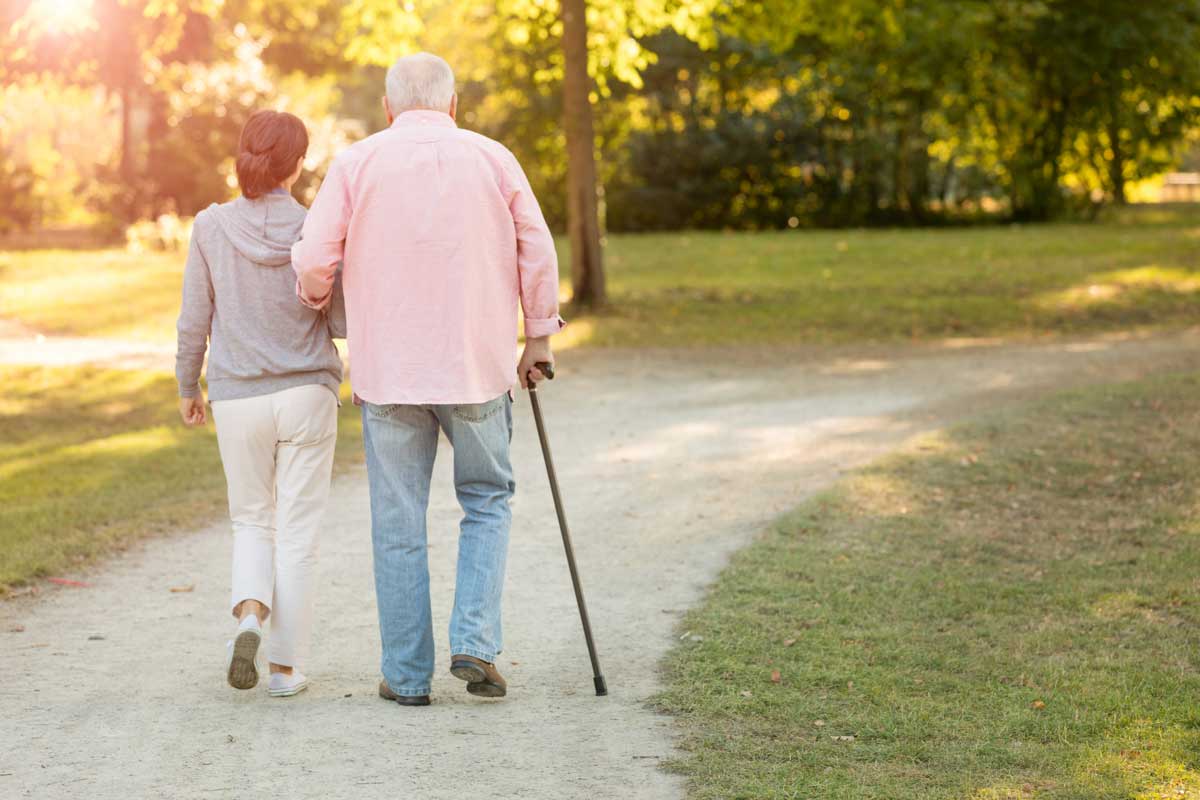 Short and easy walking trails near me for elderly people