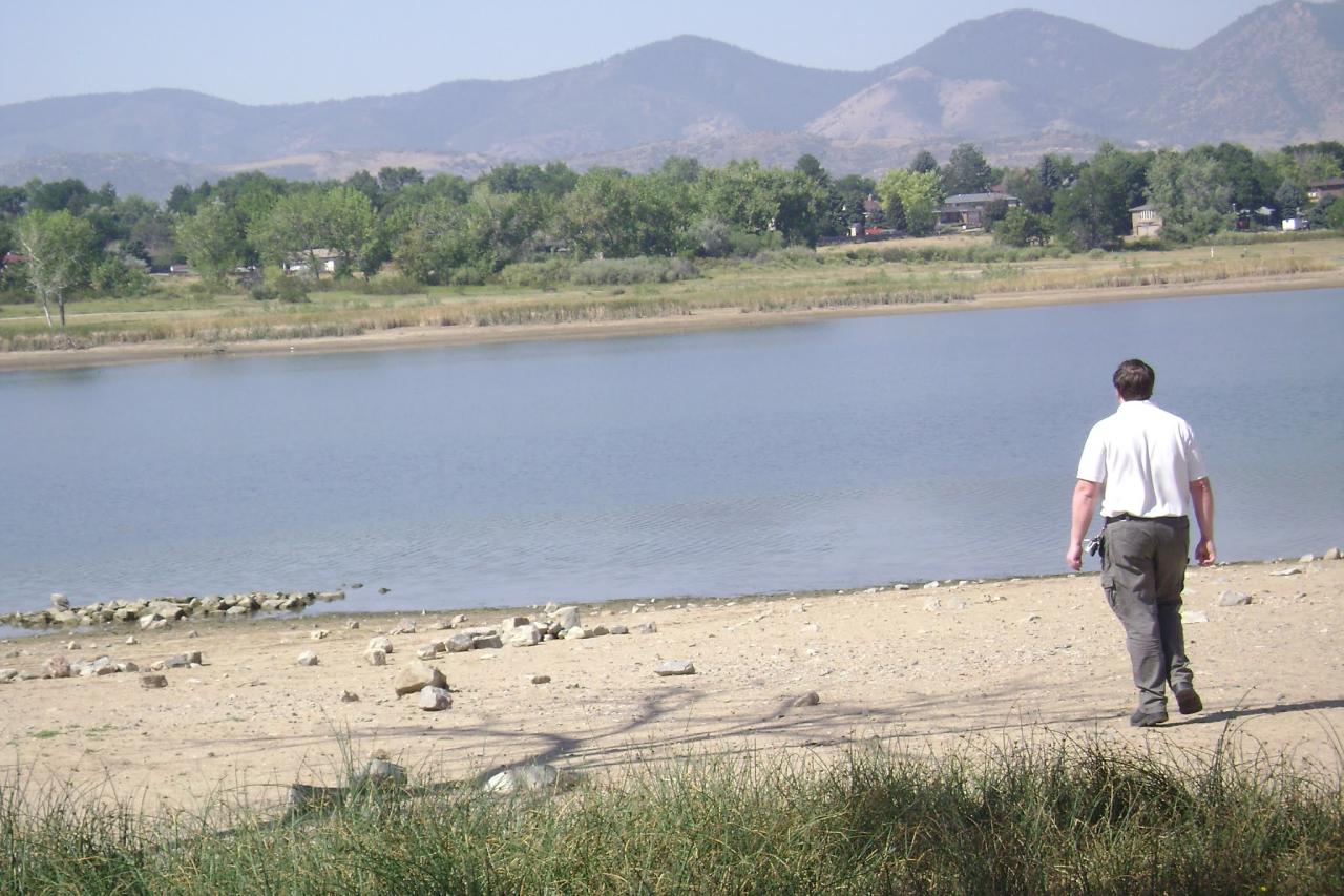 Nearby parks with paved walking trails and restrooms