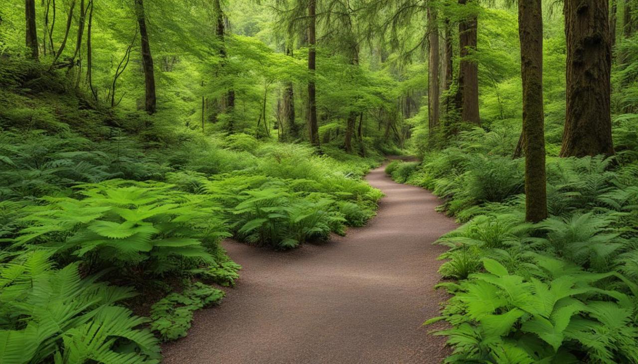 Nearby parks with paved walking trails accessible for wheelchairs